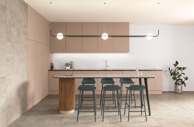 Azulejos con aspecto de cemento: la elegancia de la simplicidad